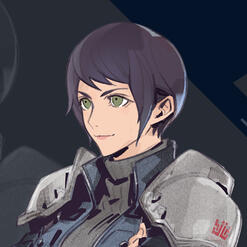 Official portrait art of Lucia Lin from Final Fantasy Seven Ever Crisis by Lisa Fujise